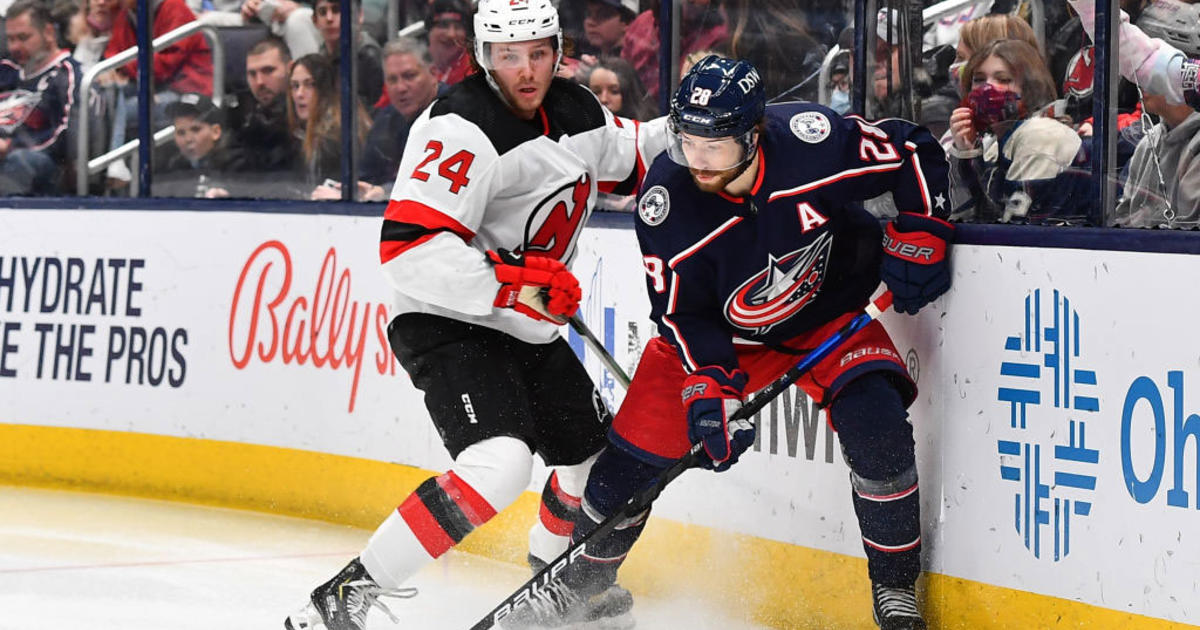 Bjorkstrand, Blue Jackets Top Devils To Stop 3-Game Skid - CBS New York