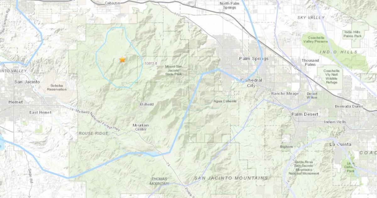 Magnitude-3.5 Quake Rattles Idyllwild - CBS Los Angeles