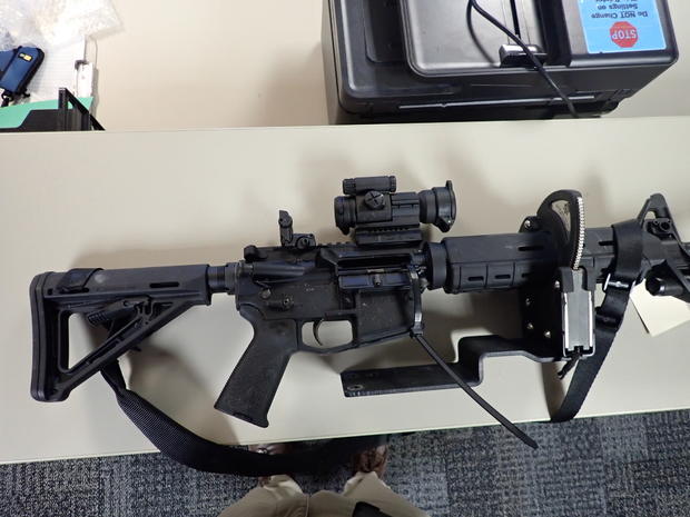 Weapon recovered from Sheriff David Hutchinson's vehicle 