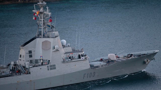The Frigate 'blas De Lezo' Sails From Ferrol 
