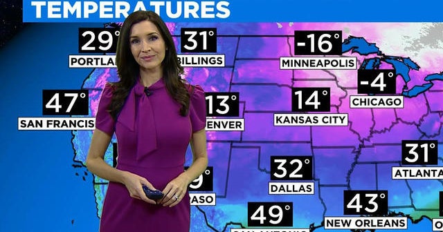 Millions of Americans under cold weather alerts - CBS News