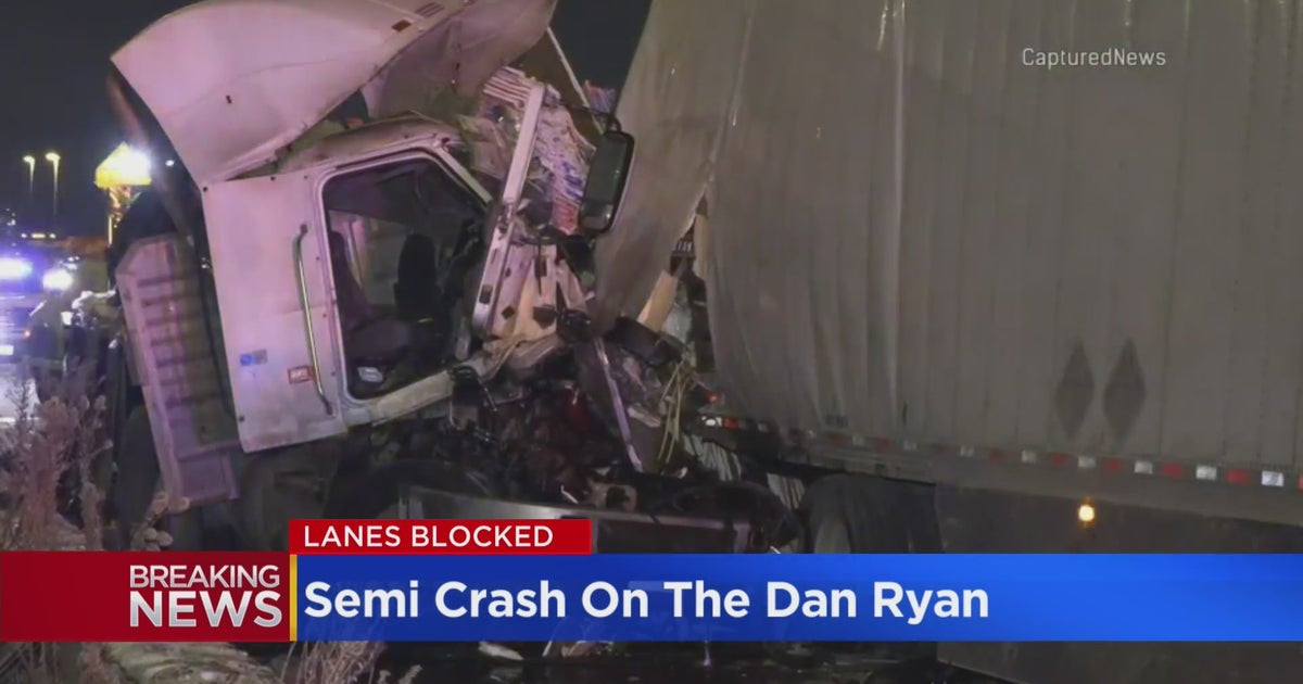 2 Semi Truck Drivers Injured After Crash On Dan Ryan Expressway At 83rd ...