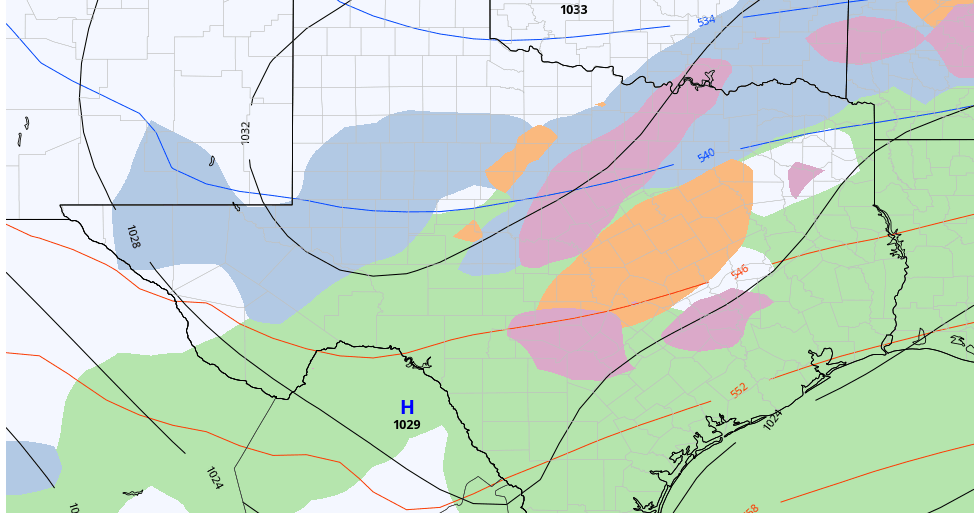 Very Cold, Wintry Weather Could Be On The Way Next Week - CBS Texas