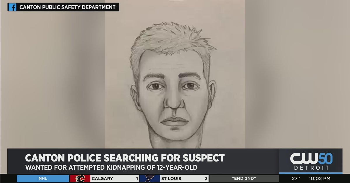 Canton Police Release Sketch Of Suspect Accused In Attempted Kidnapping ...