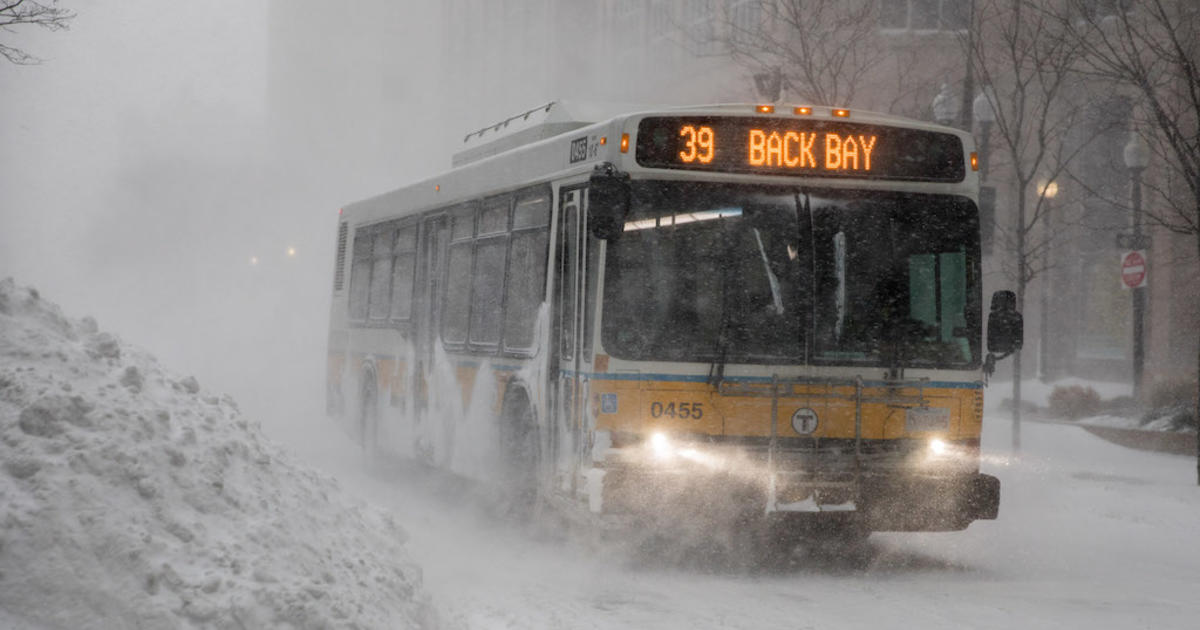 MBTA Says 20 To 25 Buses Were Stuck Saturday After 'Extraordinary ...