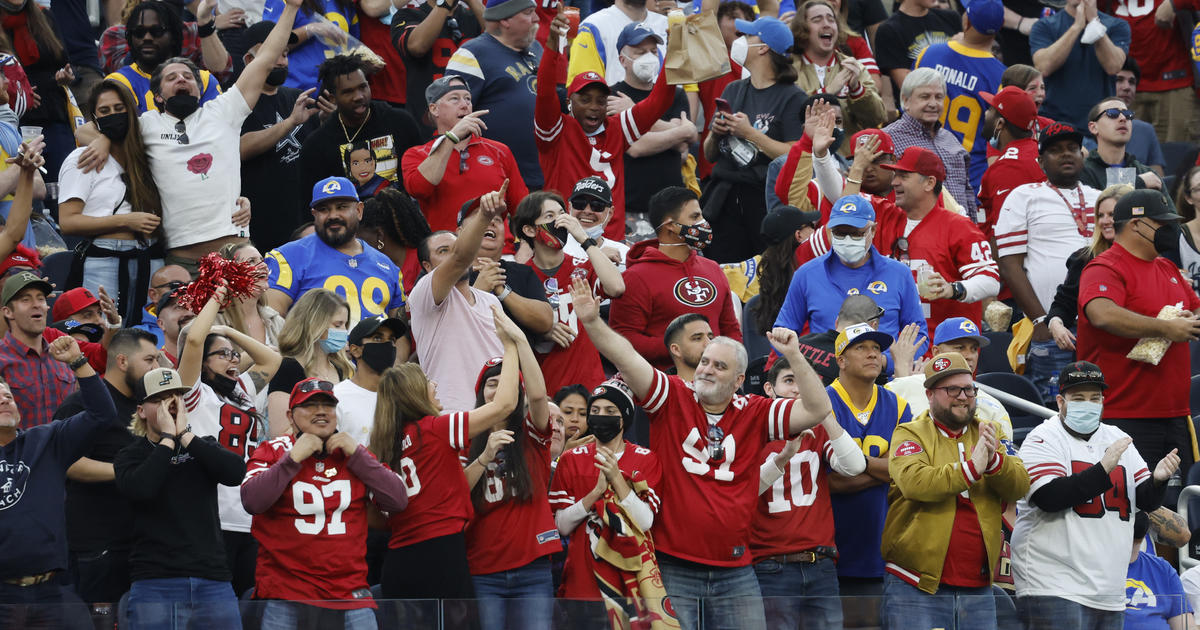 As 49er Fans Descend Upon The Southland, Rams Fans Prep For NFC  Championship - CBS Los Angeles