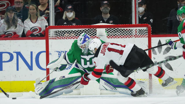 Carolina Hurricanes New Jersey Devils Whalers Night Antti Raanta