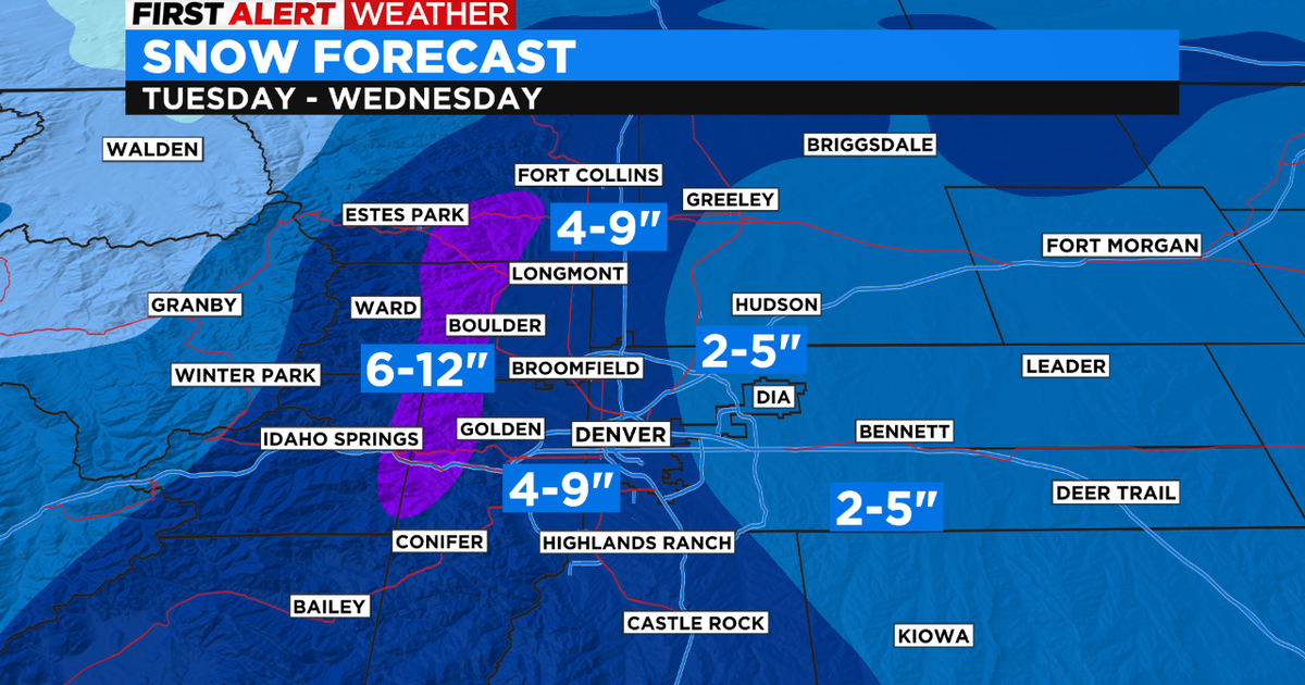 Colorado Weather: First Alert For The Arctic Express On The Way - CBS ...