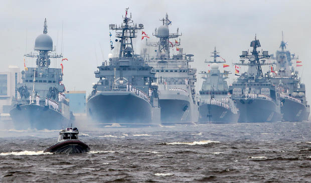 Main Naval Parade in St Petersburg marks Russian Navy Day 