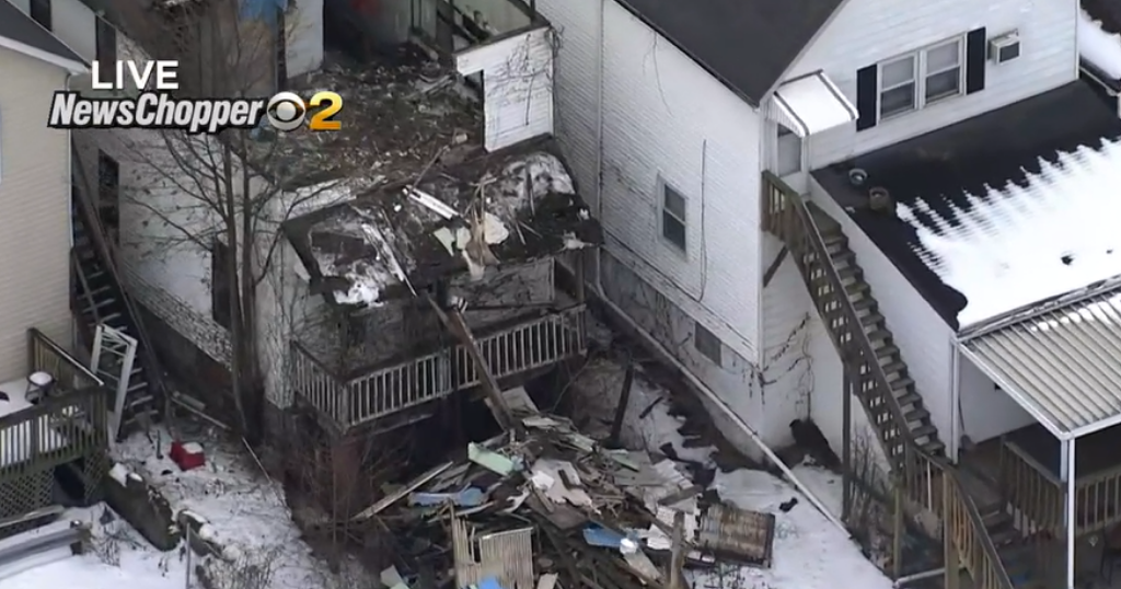 Crews Respond To House Collapse In Westmoreland County - CBS Pittsburgh
