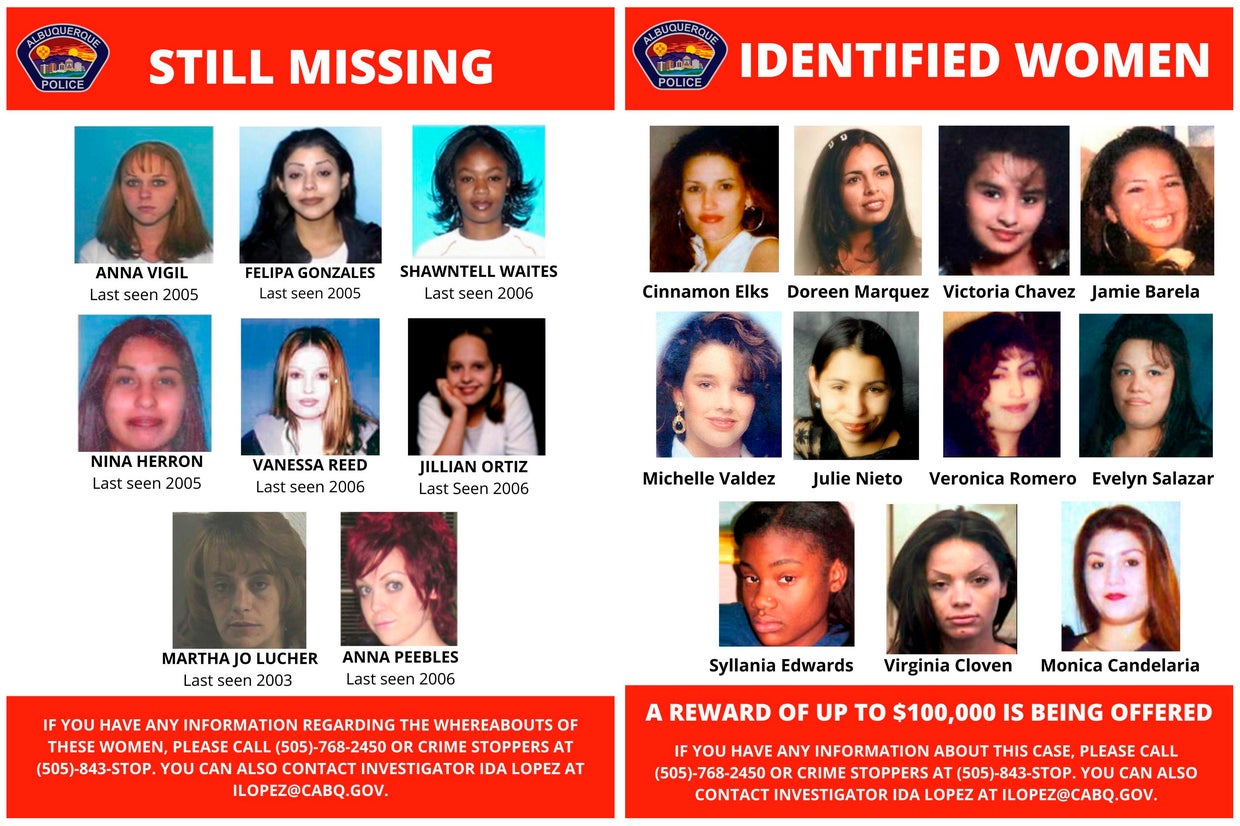 The remains of 11 women were discovered 13 years ago in New Mexico ...