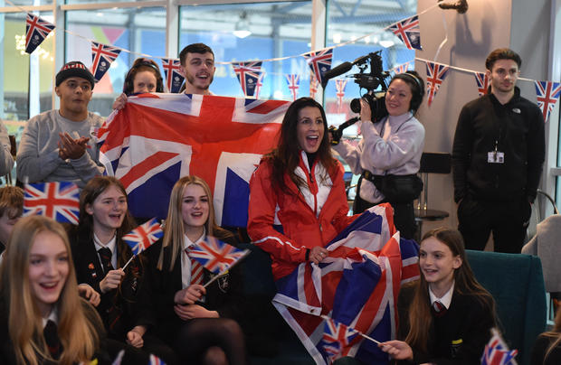 The National Lottery Watch Party Celebrates Start Of Winter Olympic Games 