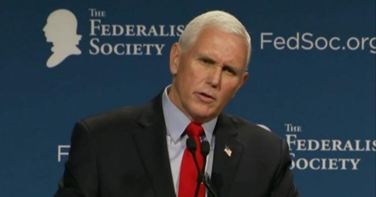 Pence Rebukes Trump Over False Election Claim - CBS News