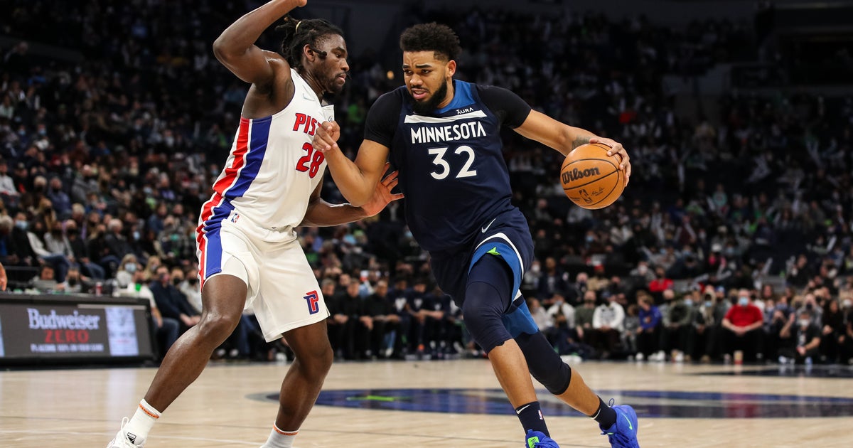 Towns Scores 24 In Wolves 118105 Win Over Pistons CBS Minnesota