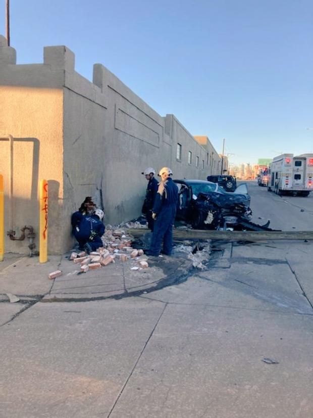 Car Into Building 2 (Denver Fire tweet) 