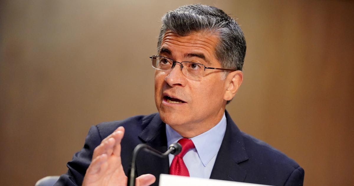 HHS Secretary Xavier Becerra tests positive for COVID-19 for second time in a month