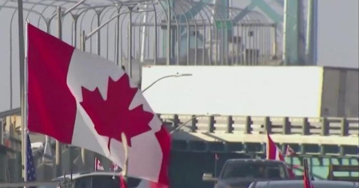 Trucker Protests Along Canada-U.S. Border Could Spread - CBS News