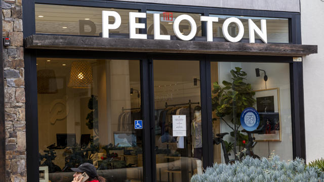A Peloton store 