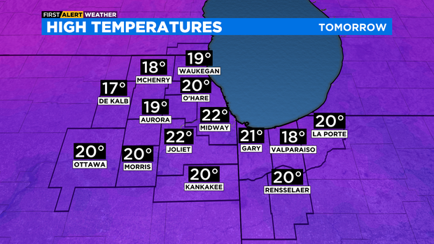 Highs Tomorrow: 02.11.22 