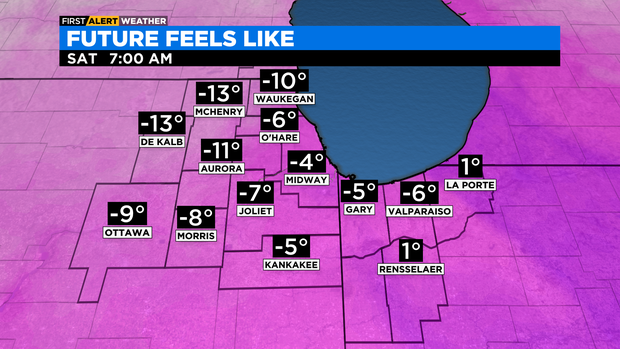 Saturday Morning Wind Chills: 02.11.22 