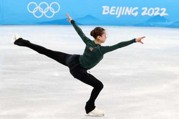Beijing 2022 Olympics: figure skating, training session 