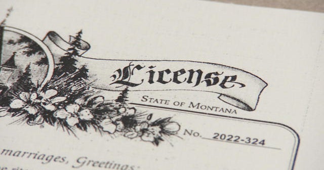 How to get married in Montana without even being there CBS News