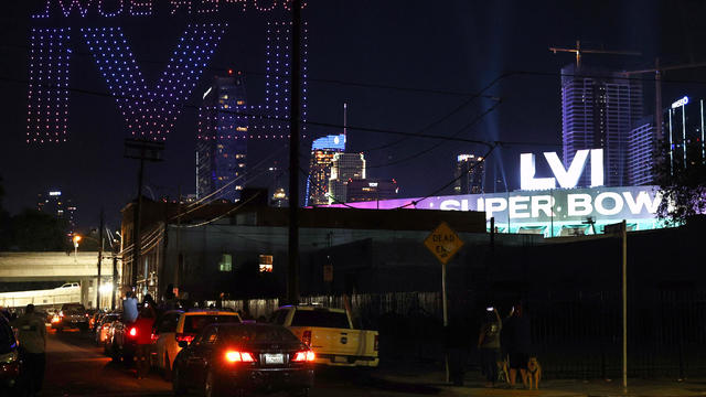 Those drones in the Super Bowl halftime show weren't flying live - CBS News