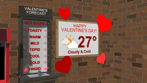 Happy Valentine's Day Forecast 