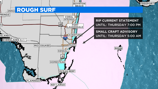 Rip Current and Small Craft Advisory 