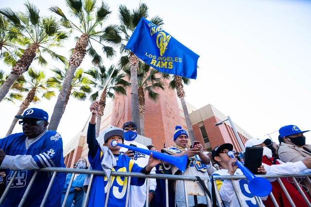 LA Rams celebrate Super Bowl championship with rally & parade - KESQ