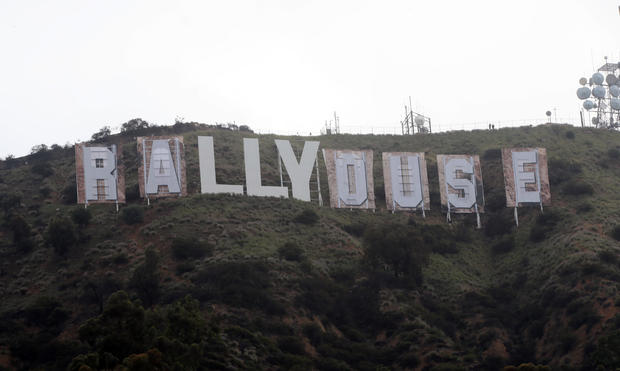 The Hollywood Sign Changes To Honor The Los Angeles Rams Winning Super Bowl LVI 
