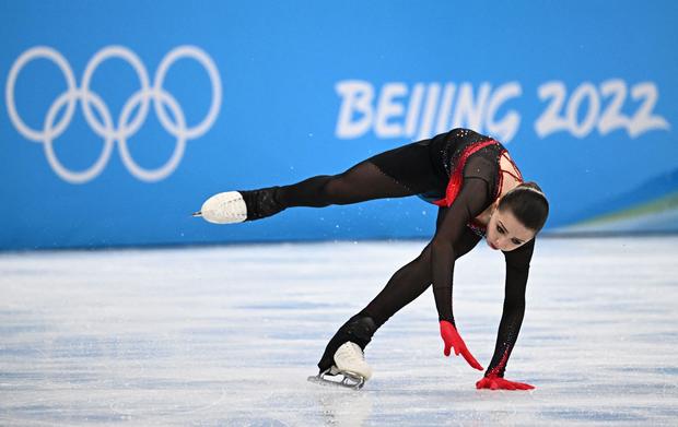 Russian figure skater Kamila Valieva 