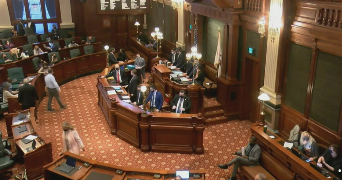 Another Day Of Squabbling Over Masks In Illinois State House - CBS Chicago