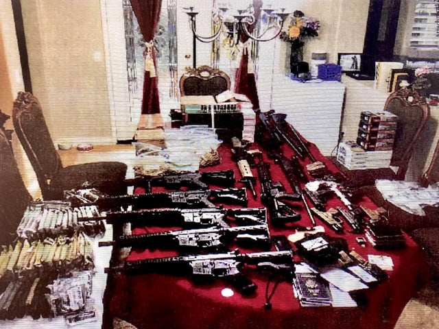 Larry Millete's gun cache 