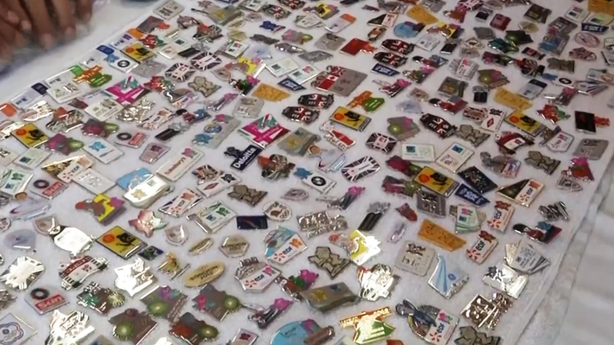 The sport of Olympic pin trading CBS News