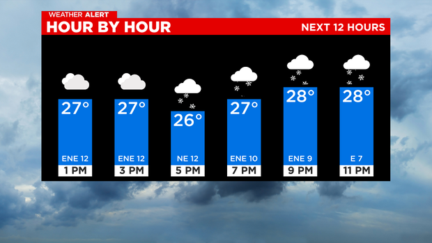 Bar Graph Next 12 Hours
