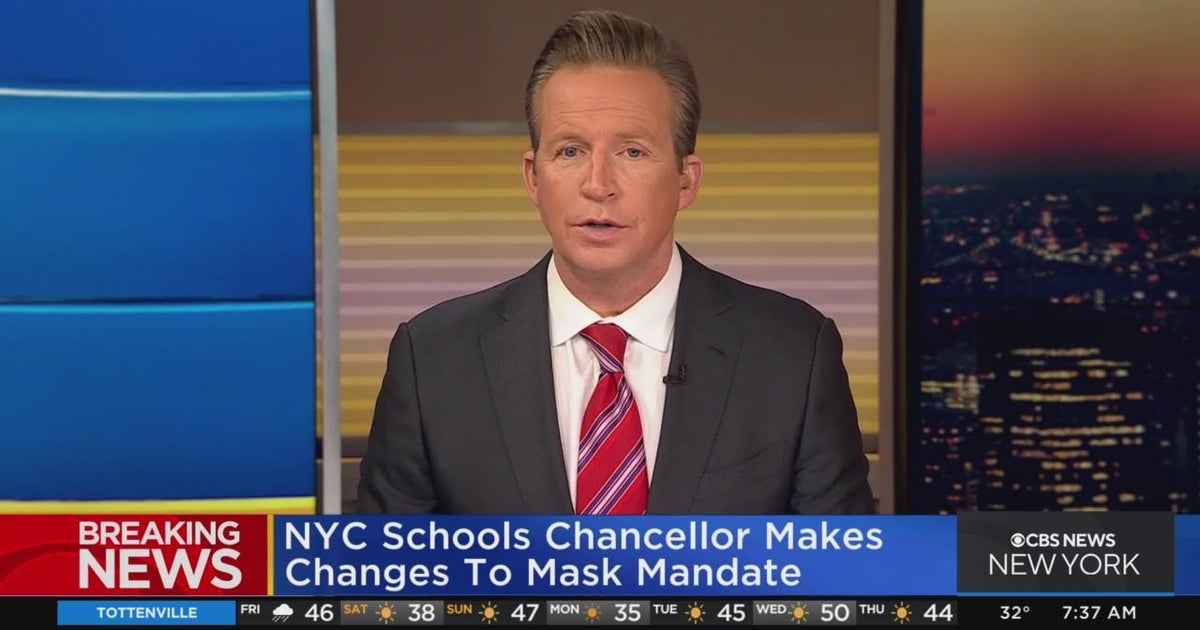 NYC Schools Lifting Outdoor Mask Mandate - CBS New York