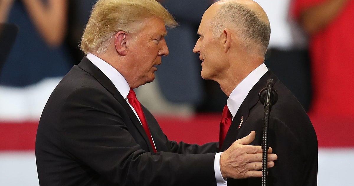 Trump encourages Rick Scott to challenge McConnell for GOP Senate ...