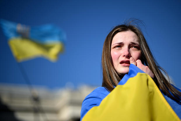 Protests In London Over Russian Invasion Of Ukraine 