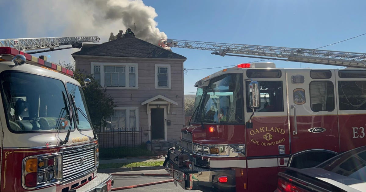 Firefighters Find Occupant Dead At Fatal West Oakland House Fire - CBS ...