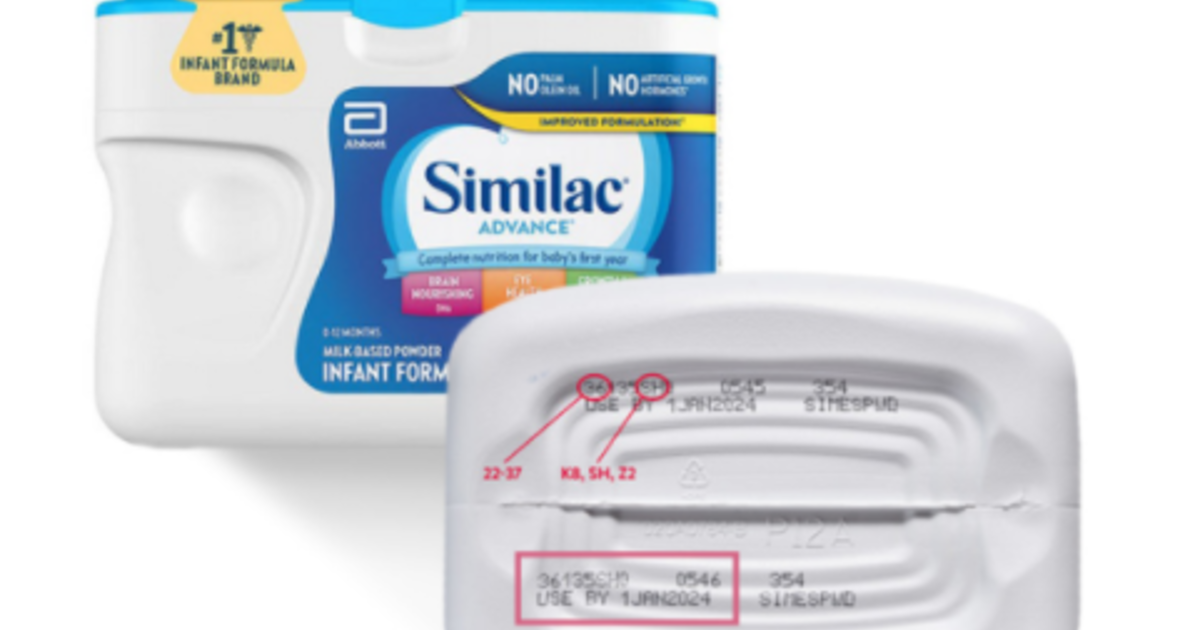 More Similac Baby Formula Recalled As CDC Investigation Expands CBS