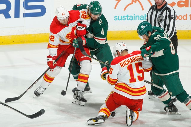 Calgary Flames v Minnesota Wild