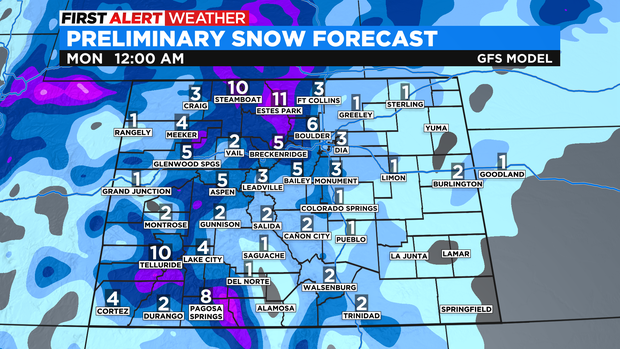 GFS State Snow 