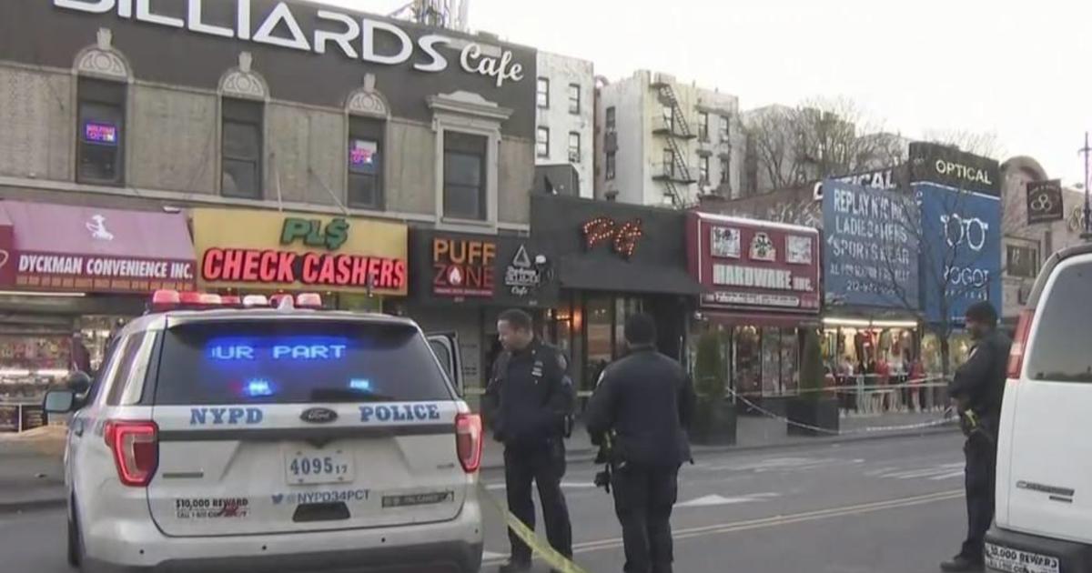 NYPD Innocent bystander wounded in Washington Heights shootout CBS