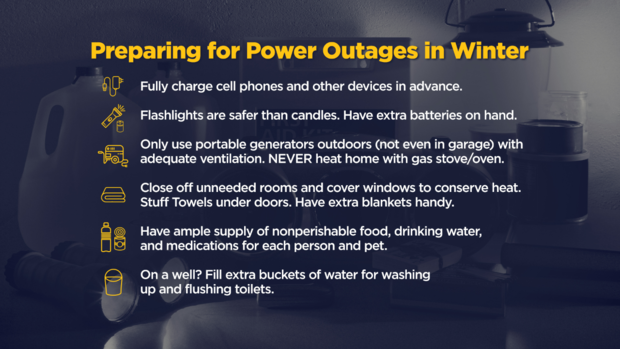 Winter Power Outage Tips 