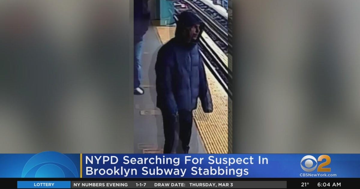Suspect sought in pair of subway stabbings - CBS New York