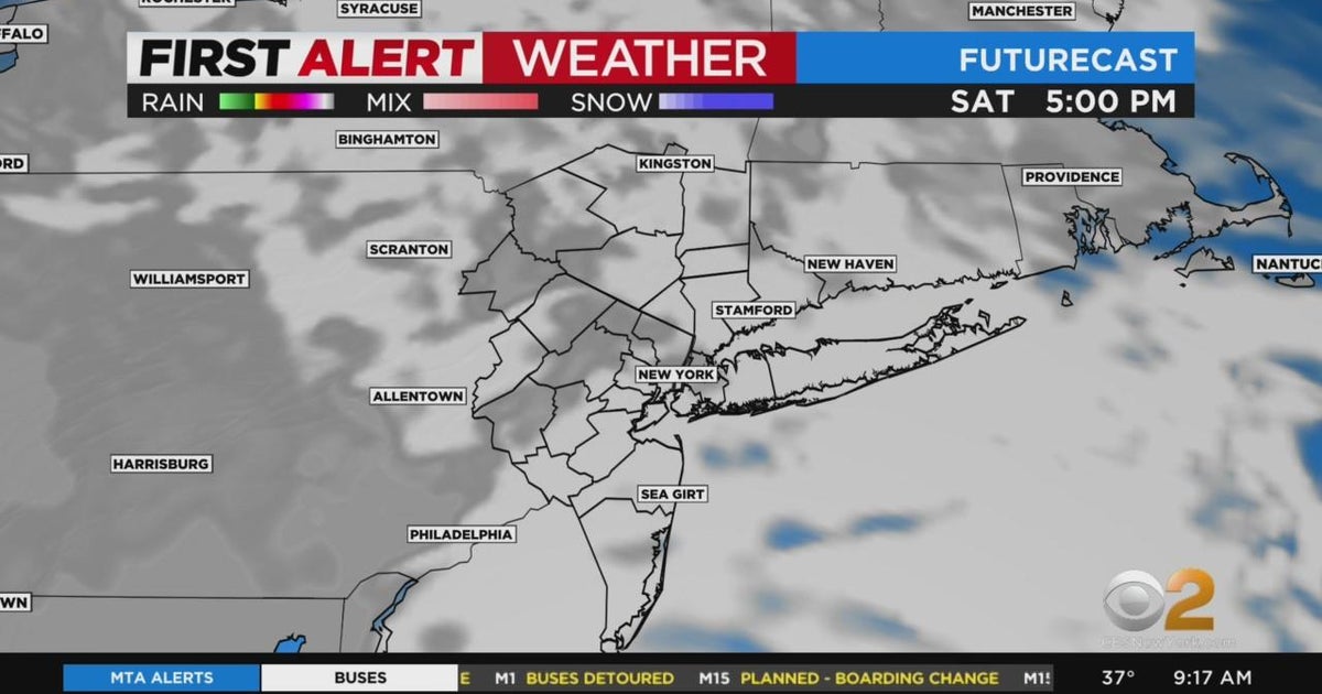 First Alert Weather: CBS2's 3/5 Saturday morning update - CBS New York