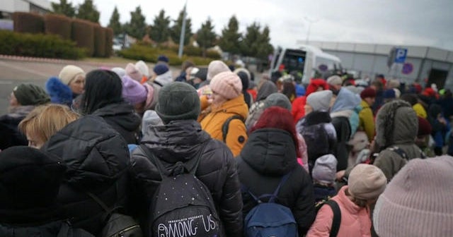 Refugees fleeing war in Ukraine face evolving situation as they arrive 
