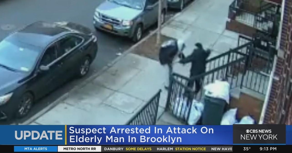 Suspect arrested in attack on elderly man in Brooklyn - CBS New York