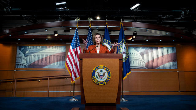 House Speaker Pelosi Holds Weekly News Conference 